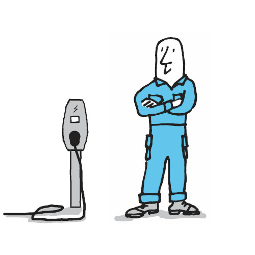 Monteur laadpalen worden